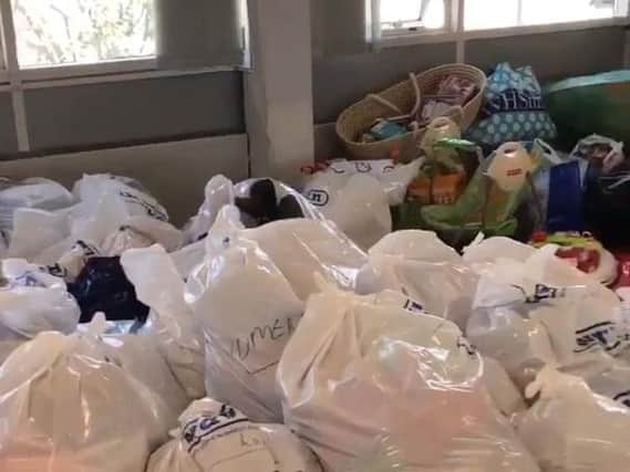Donations at Carbrook - video Neil Edwards Twitter