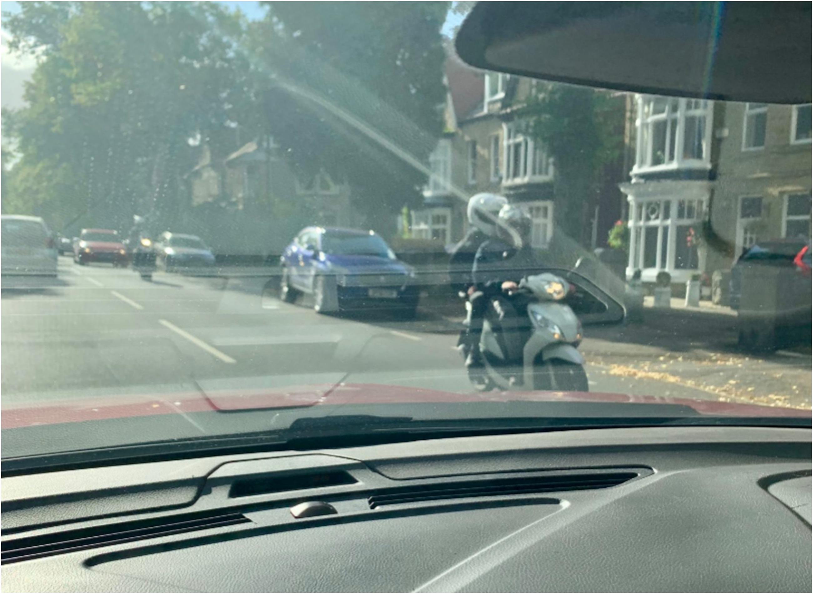 Two men were seen riding around on a moped and attempting to break into vans on Psalter Lane. Picture: Phil Ridley