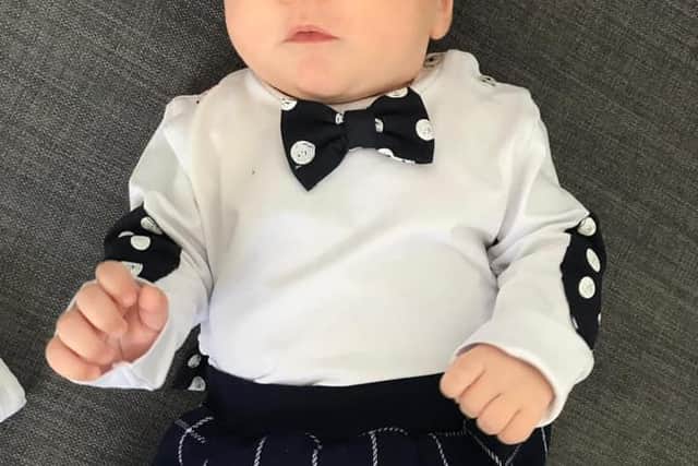 Vito and Alena's two-month-old son Joseph