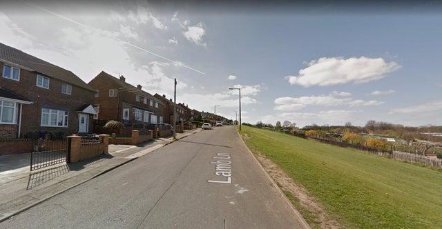 Two police officers were attacked on Lamb Lane, Monk Bretton, Barnsley