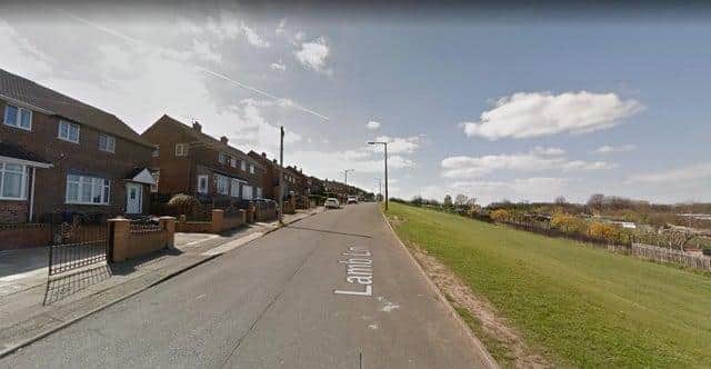 Two police officers were attacked on Lamb Lane, Monk Bretton, Barnsley
