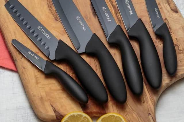 The knives created by Viners - a cutlery firm established in Sheffield - have square tips to tackle knife crime (Photo: Viners)