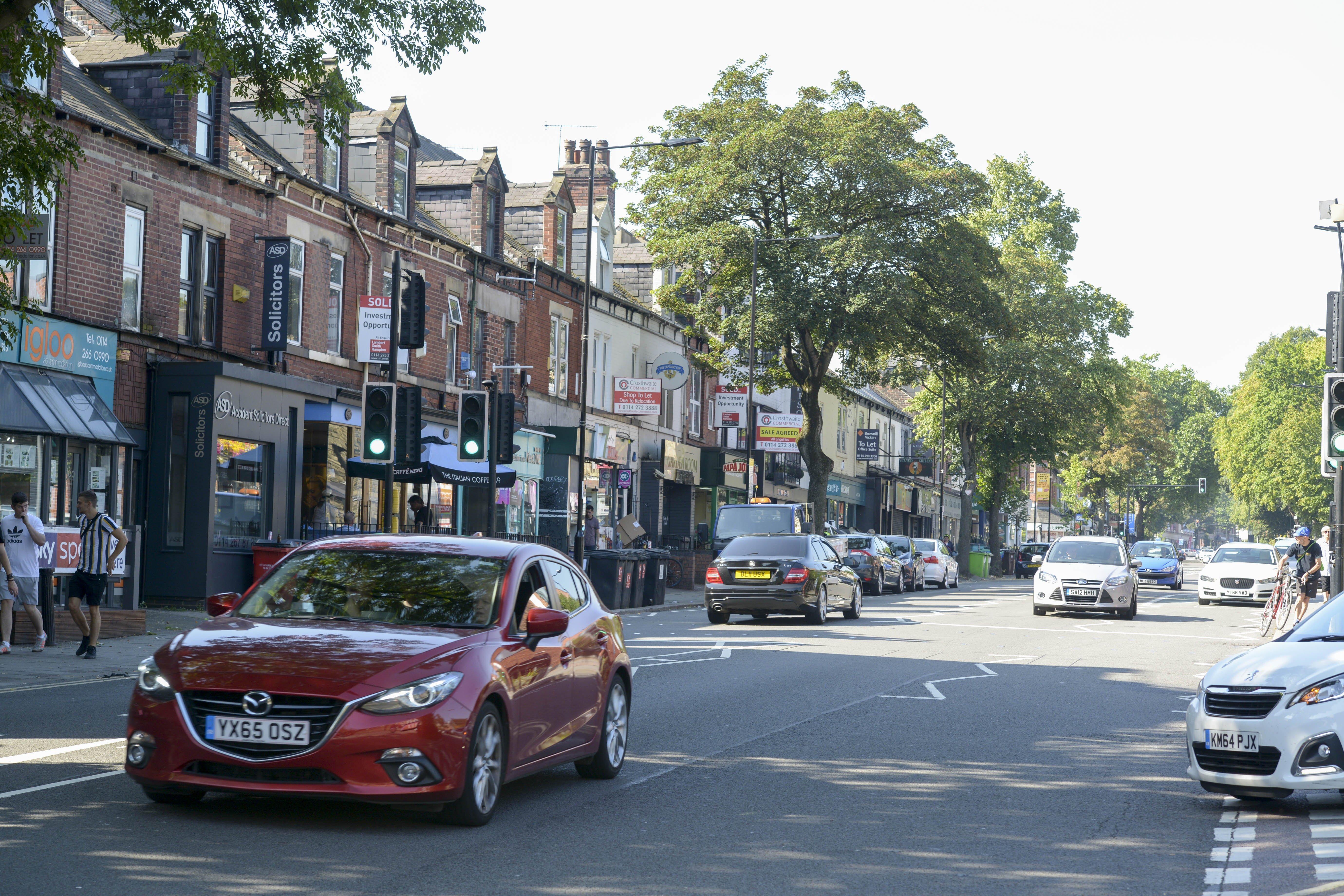 The incident took place in Ecclesall Road in January last year