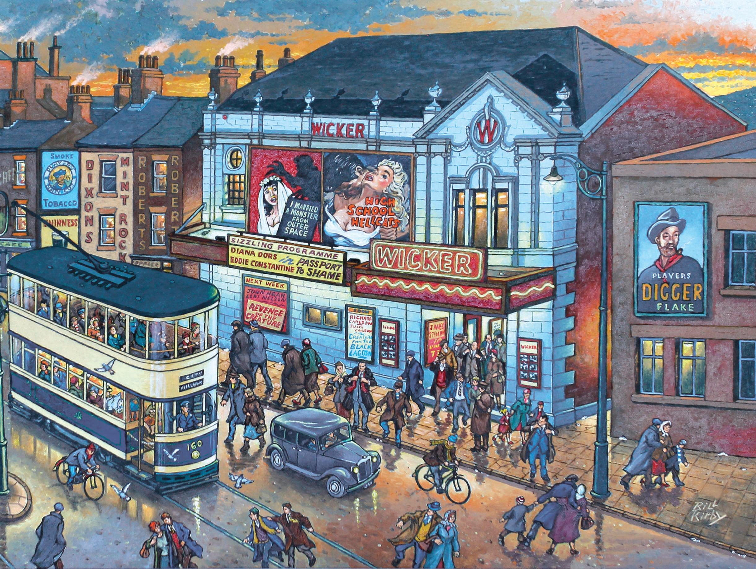 Bill Kirby's painting of The Wicker.