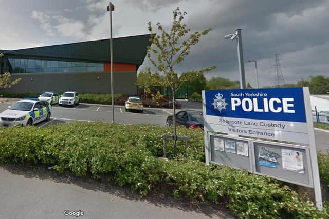 The police custody suite at Shepcote Lane, Tinsley, Sheffield