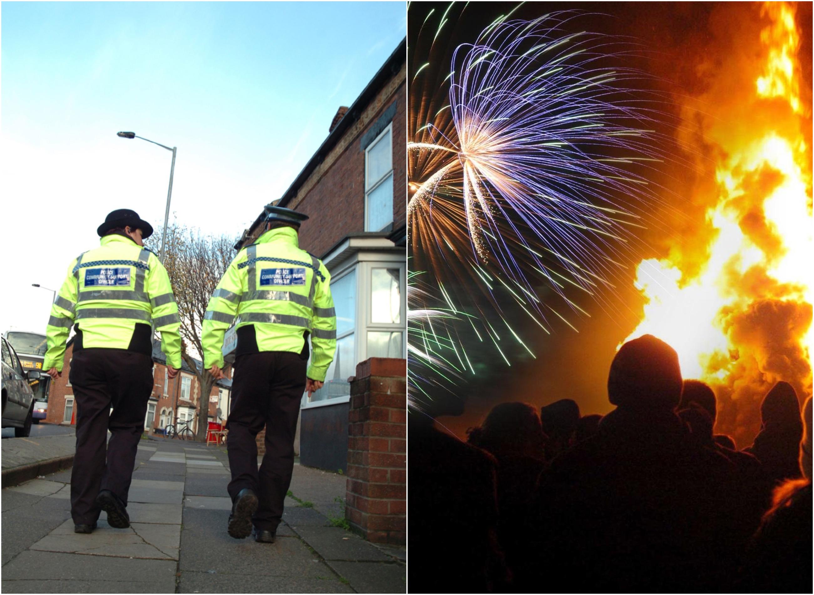 Police were attacked in Sheffield on Bonfire Night, and scores of firefighters and ambulance crews have also been assaulted while on duty