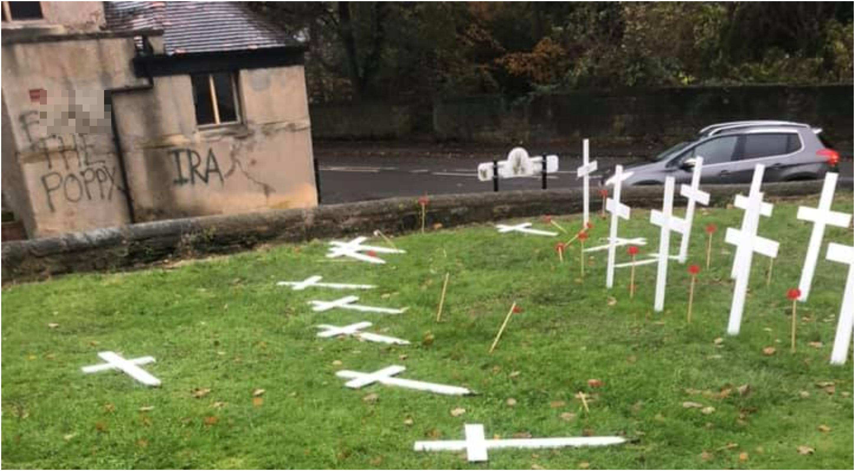 Outrage at Remembrance display vandalism in Rotherham - The Star