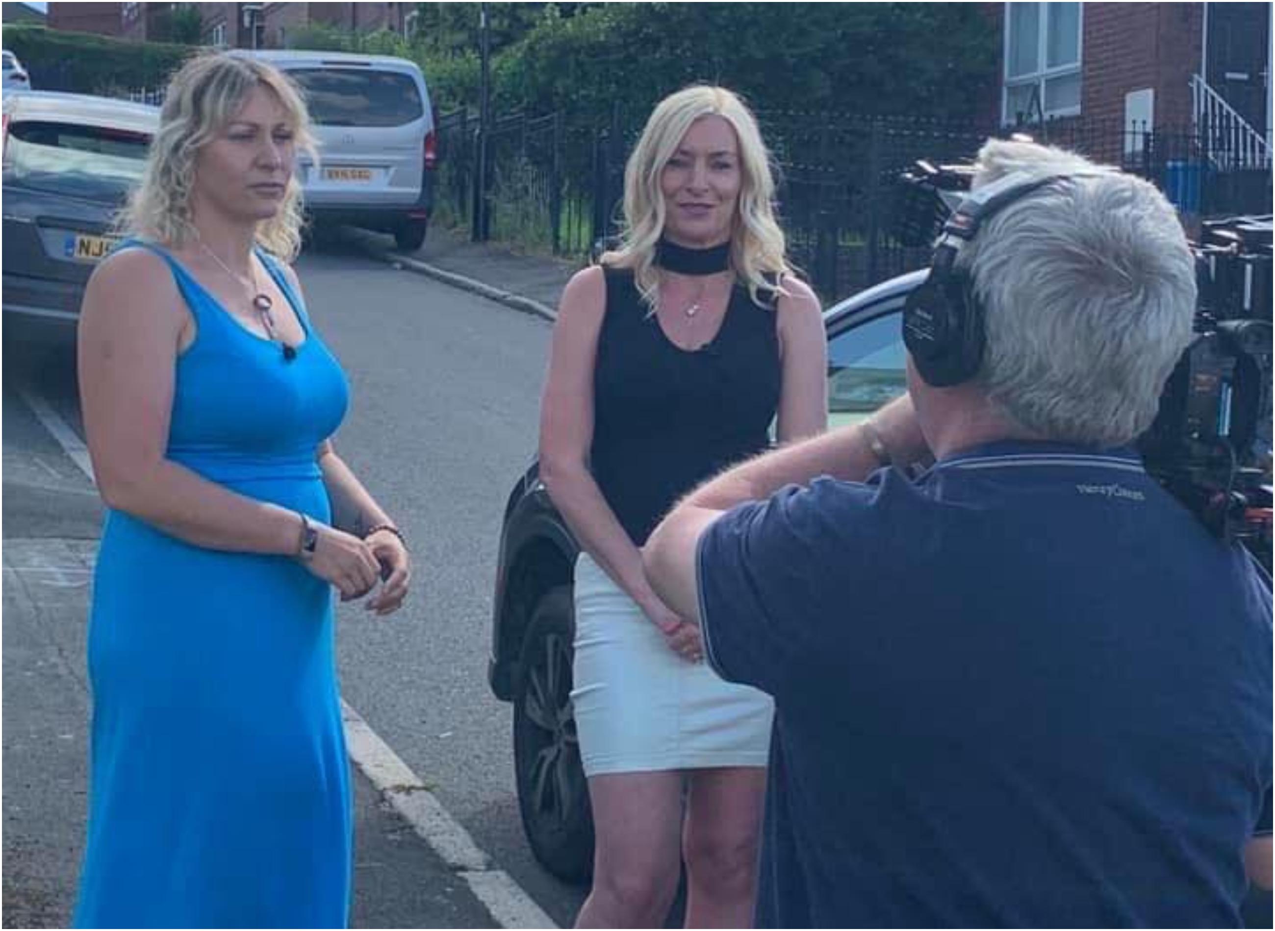 Cheryl Hague (centre) will tell her story on Inside Out tonight.