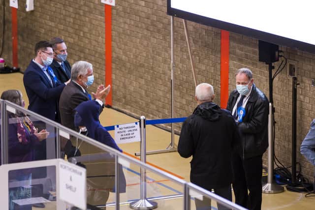 Councillor Peter Caffrey, right, Conservative, Northowram and Shelf ward.