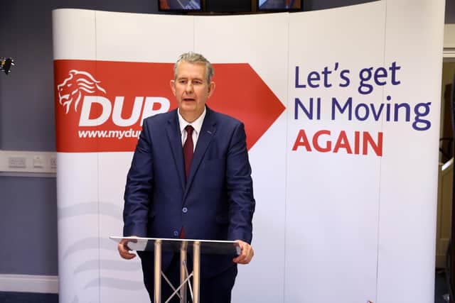 New leader of the DUP, Edwin Poots.