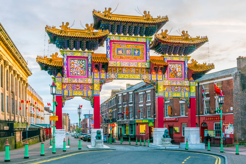 Liverpool is home to the biggest Chinese arch outside of China, gifted to the city in 2000. Liverpool’s China Town is also home to the oldest Chinese community in Europe and has many brilliant eateries to try.