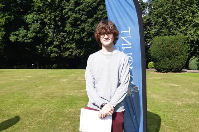 Toby Harrison will now go off to Durham University where he will read Natural Sciences