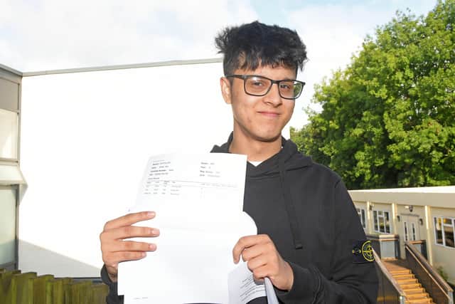 Zahab Ali - secured prestigious degree apprenticeship position with Oxford Economics. A Level Results day at Silverdale School