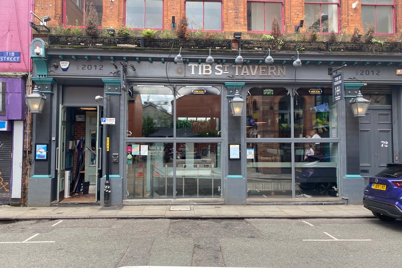 The Tib St Tavern in the Northern Quarter is a renowned sports pub and you can watch the match with a wide selection of drinks and some food. Photo: JPI Media