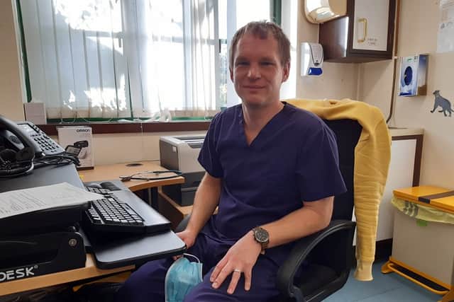 Dr Ben Allen at the Birley Health Centre