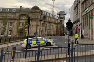 Police cordoned off Flat Street on Saturday morning. The Sheffield coroner's office is now investigating the death of a man found there.