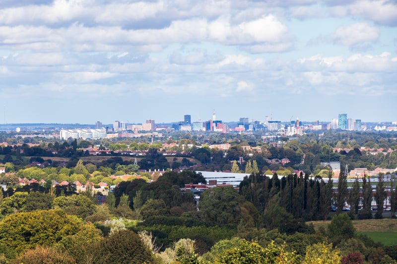 The Birmingham skyline from the Lickey Hills is amazing to watch and it’s a nice hike up to the top. For a quiet day in the country, this hill is one of the closest to Birmingham to go to. (Photo - Shutterstock)