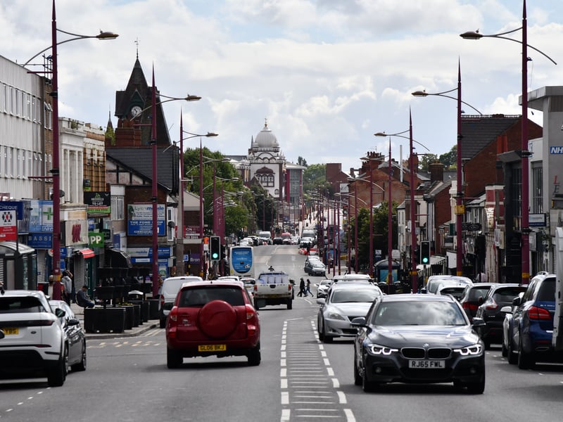 Handsworth South had 189.2 Covid-19 cases per 100,000 people in the latest week, a rise of 214.3% from the week before.