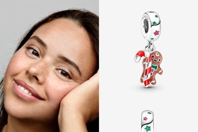 Save £8 on this mischievous Gingerbread Man Dangle Charm. (Pic: Pandora)