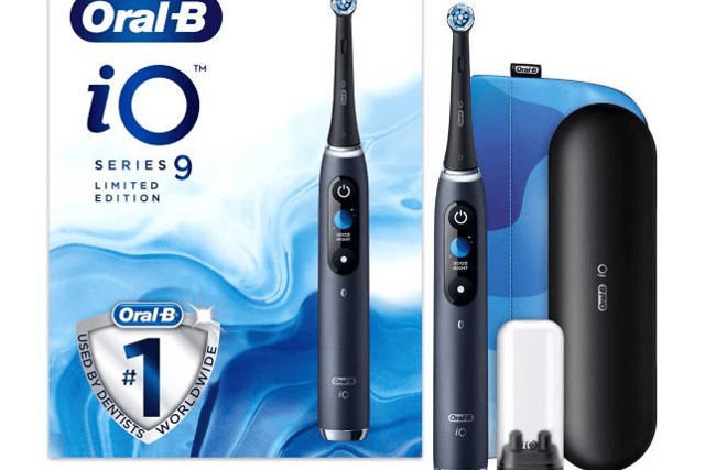 Oral-B Limited Edition iO9 - Black Electric Toothbrush. (Pic: Boots)
