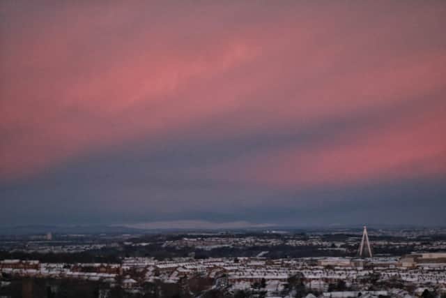 Snowy scenes over Sunderland by Ian Maggiore.