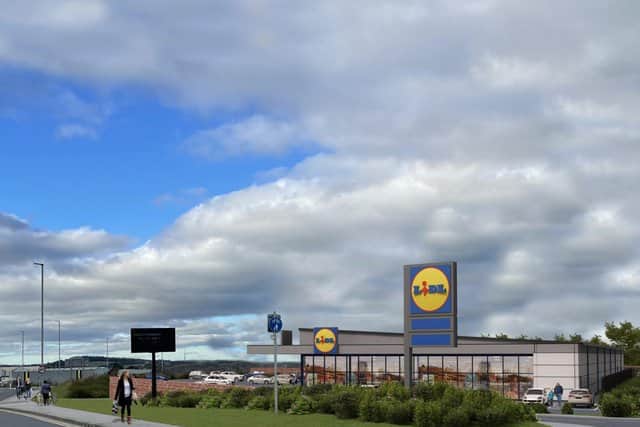 Plans have been revealed for a new Lidl.