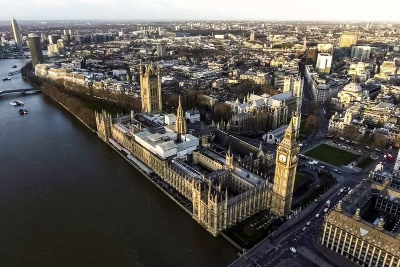 Westminster in London has 264.6 Covid cases per 100,000 people. (Photo: Shutterstock)