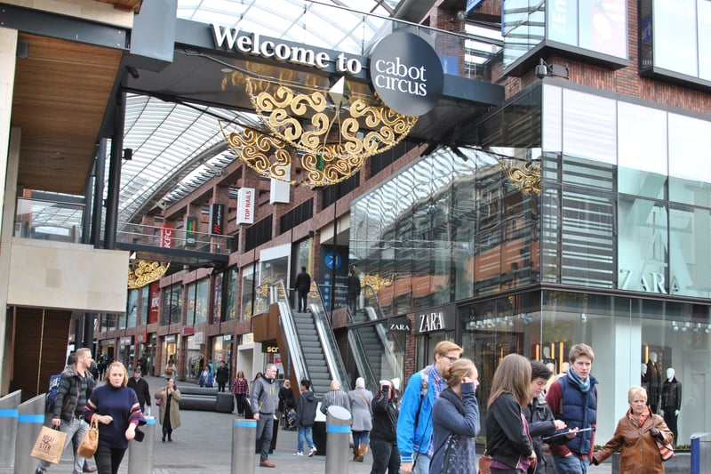 The Cabot Circus area recorded 110 incidents of Anti Social Behaviour across the time period.