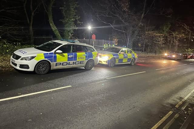 A heavy police presence was spotted at Norfolk Park Road on Wednesday night (December 1) over reports of a 'suspicious package' at the student halls. It turned out to be homemade speaker.