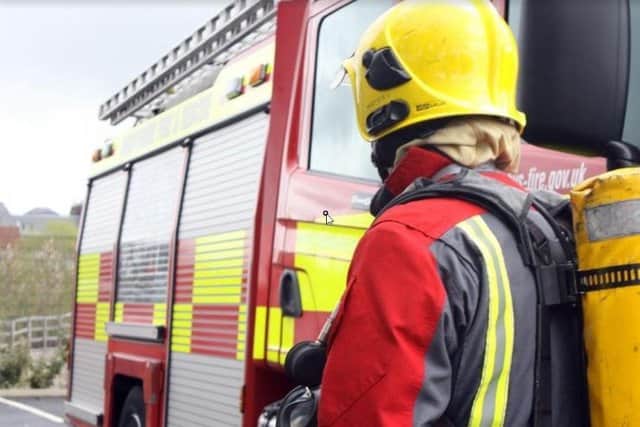 Firefighters have been called to a chemical spillage on Commercial Road in Goldthorpe, Barnsley