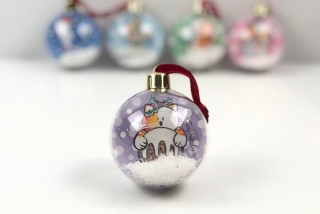 This adorable bauble is perfect for even the smallest tree. It is currently available at MerseyMade along with the rest of Sophie Green’s line. 