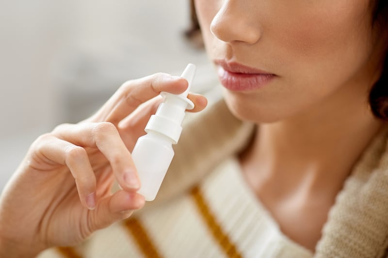  You can also relieve a blocked nose with decongestant sprays or tablets. Decongestants should not be given to children under 6. Children aged 6 to 12 should take them for no longer than 5 days.