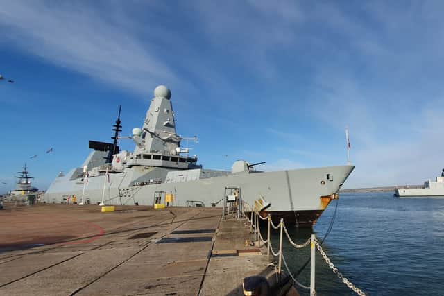 HMS Defender and HMS Diamond