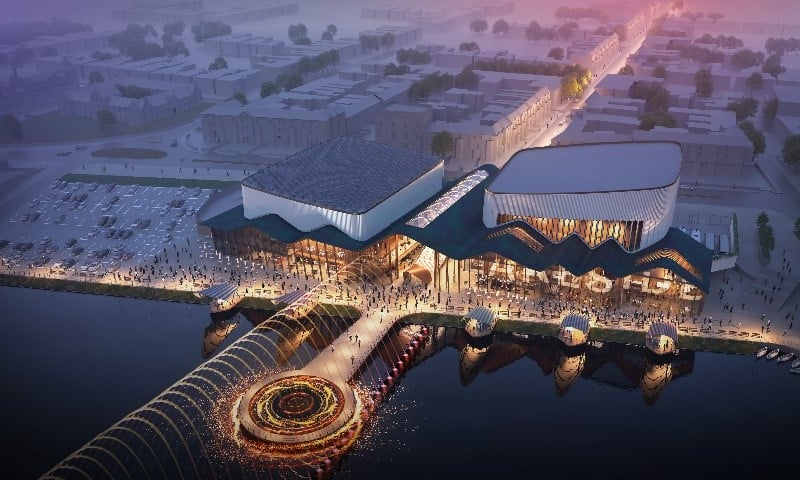 What the Marine Lake Events Centre could look like.