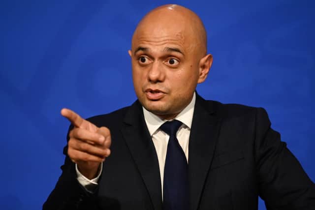 Sajid Javid urged people to ‘play their part’ and get their Covid-19 booster jab (Photo: Getty Images)