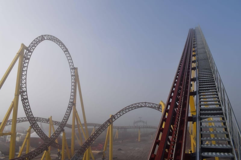 The construction of the ride was delayed due to Covid-19. But, the ride is due to be open in summer 2022. The £20m ride will feature 10 inversions.