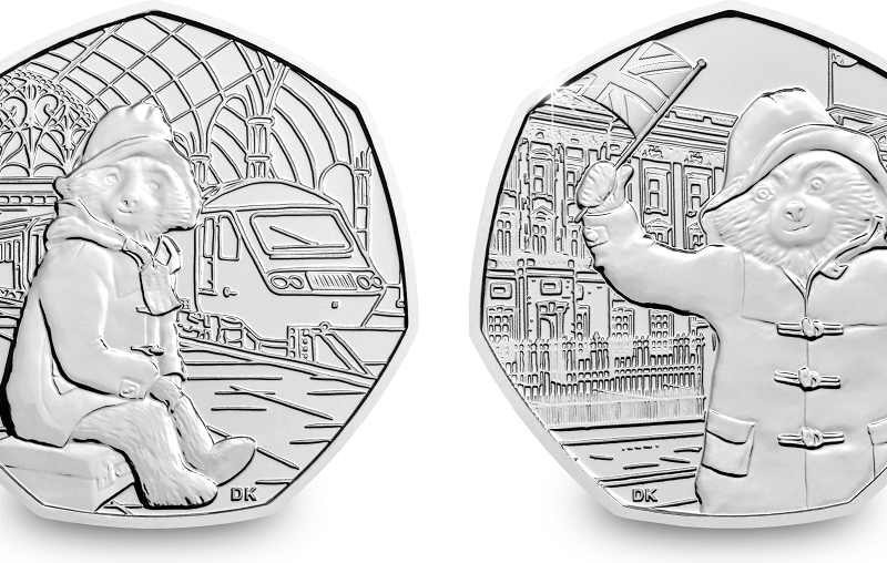 These commemorative coins celebrate British figures like Paddington and Sherlock Holmes. These fun collectors coins depict Paddington exploring some of London’s famous landmarks, like St Paul’s, the Palace and the Tower of London. With a mintage of 9,001,000, these coins are a favourite. One person is trying to sell a Paddington coin on eBay for £15,000. However, their value on Amazon is £3.99.  The interest in Paddington has increased since the death of the Queen due to the bear’s Platinum Jubilee sketch with her just months before her death, hence the huge price tag.