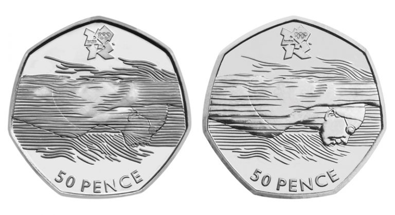Valued at £1,500, this error coin is notable for the lines across the swimmers face. In the original design, their face is distinct. Originally, these 50p coins were minted to commemorate the London 2012 Olympics, however, as no one is sure just how many error coins there are, this can fetch a high price. On eBay, an error 50p coin is being sold for slightly more at £1700. Even copies of the coin are being sold for £7.99.  