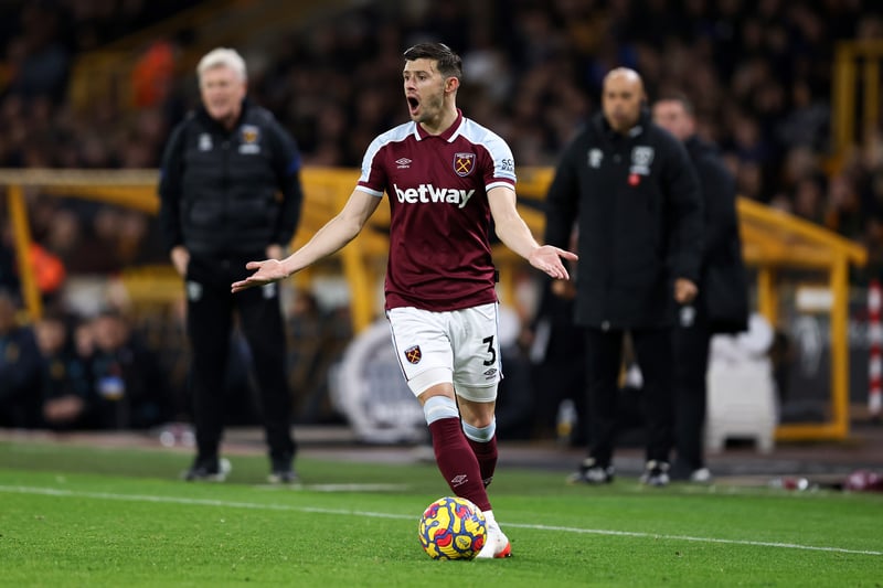 Aaron Cresswell has been out since West Ham’s loss against Man City last month but David Moyes is hopeful of a return to action against Arsenal tonight. 