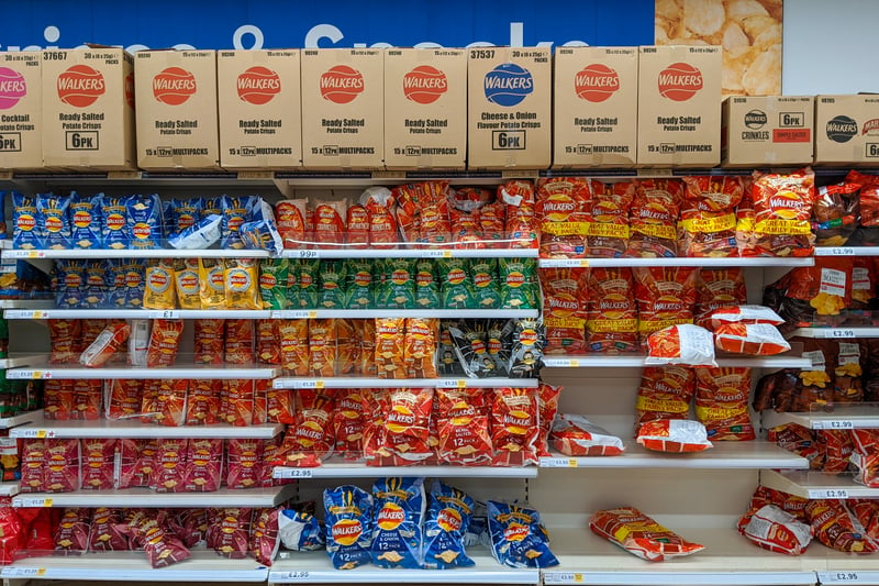 The nation’s favourite lunchtime snack, crisps, have increased in price by 7.3%. 