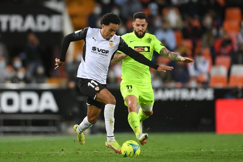 Leeds United have now placed a £20m price tag on Helder Costa, which ‘could be met’ by Valencia. (Super Deporte)  (Photo by Aitor Alcalde/Getty Images)