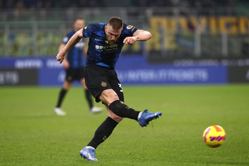 Newcastle United are interested in signing Inter Milan defender Milan Skriniar, who is also wanted by Tottenham. (Daily Mail)  (Photo by Marco Luzzani/Getty Images)