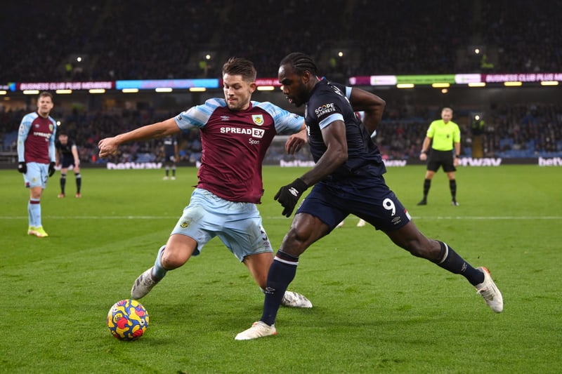 West Ham could make an offer in the region of £4million to sign Burnley defender James Tarkowski in January. (Claret and Hugh) (Photo by Stu Forster/Getty Images)