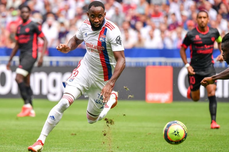 Newcastle United are interested in signing Lyon striker Moussa Dembele ahead of the January window. The Frenchman is about to enter the last 18 months of his contract in France. (Daily Mail) (Photo by PHILIPPE DESMAZES/AFP via Getty Images)