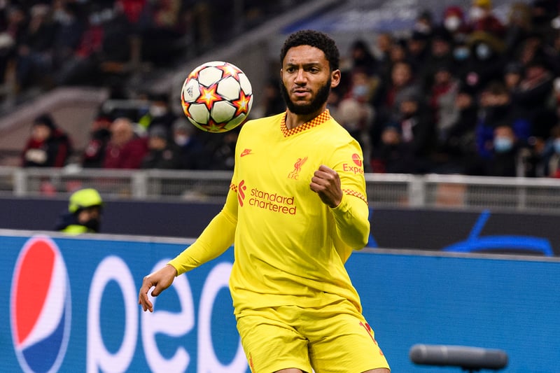 The England international hasn’t had many chances in his favoured position. But Gomez has a bit of rhythm behind him while Joel Matip suffered a bang to the head against Watford and may be given a breather. 
