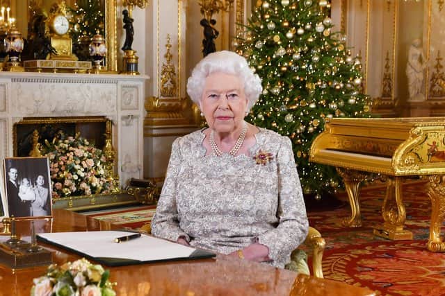 Queen Elizabeth II after recording her 2018 Christmas speech (Image: John Stillwell/WPA Pool/Getty)