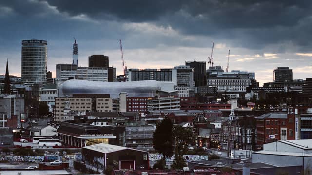 Birmingham city centre skyline