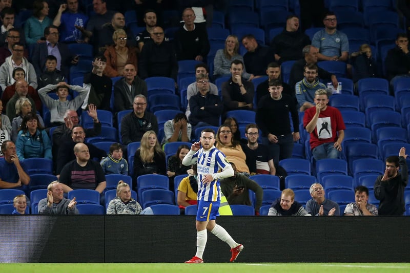 Middlesbrough are close to signing Brighton striker Aaron Connolly on loan. (Daily Mail) (Photo by Steve Bardens/Getty Images)