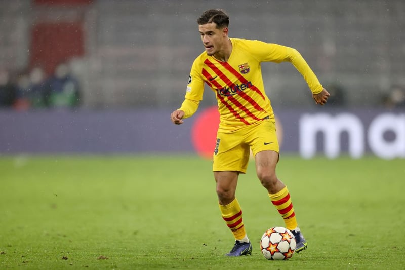 Barcelona star Philippe Coutinho ‘prefers a loan switch to Arsenal in January’ with the Brazilian ‘unlikely to move to Newcastle’ due to the club’s ongoing battle against relegation. (Sport) (Photo by Alexander Hassenstein/Getty Images)