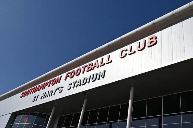 St Mary’s Stadium, the hime of Southampton FC. 